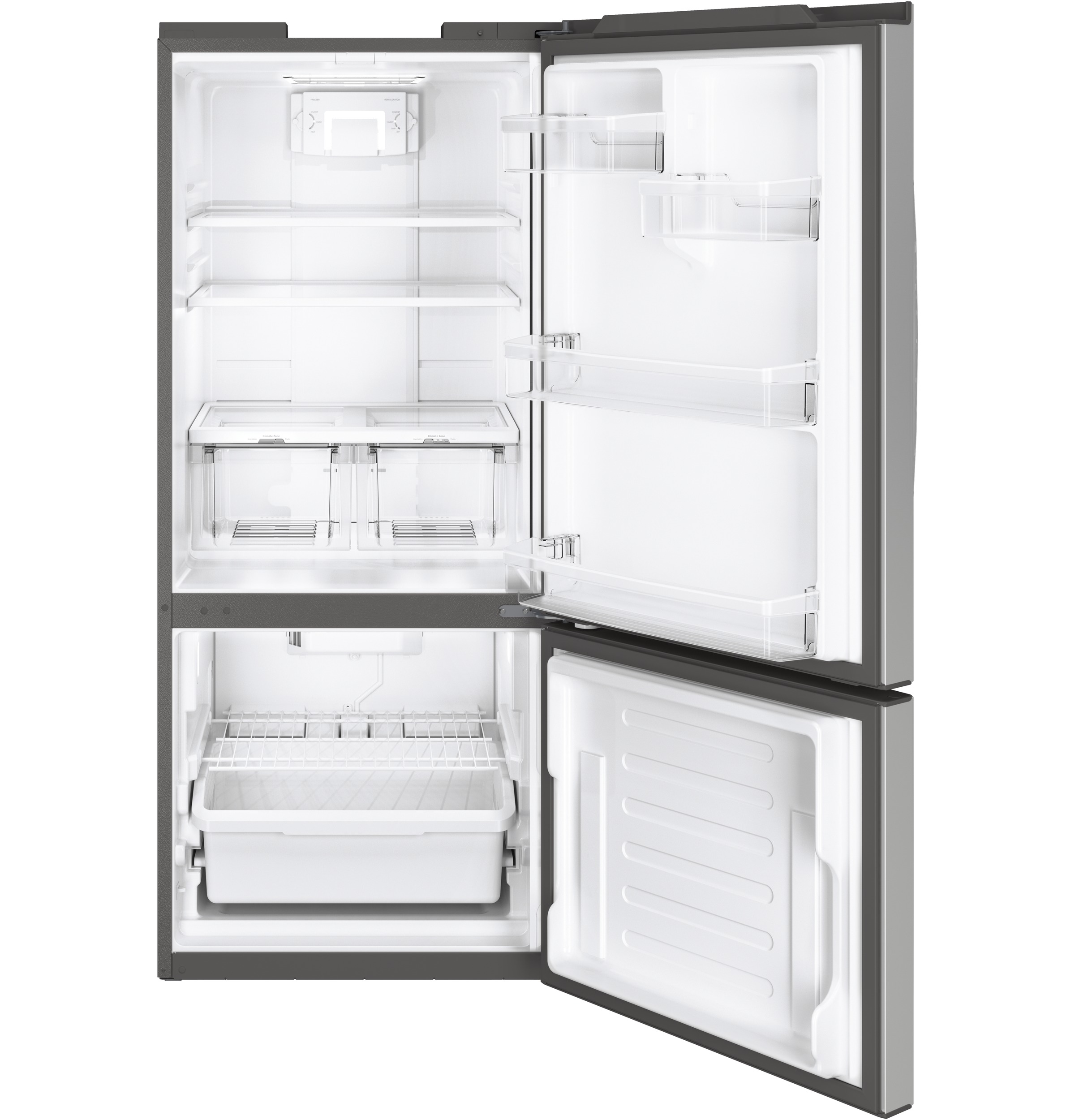 20.9 Cu. Ft. Bottom-Freezer Refrigerator GBE21DYKFS