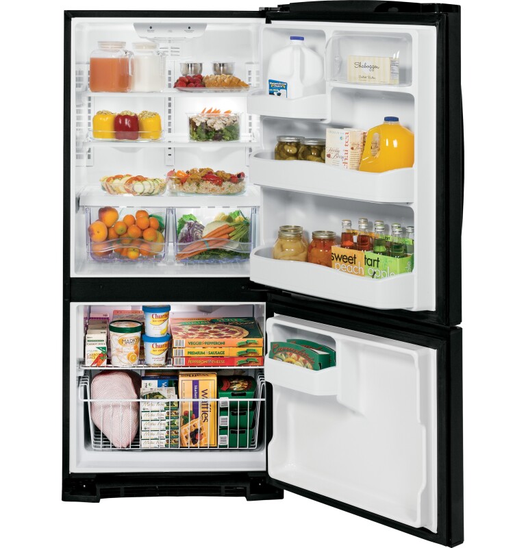 20.3 Cu. Ft. Bottom Freezer Refrigerator GBS20EGHBB