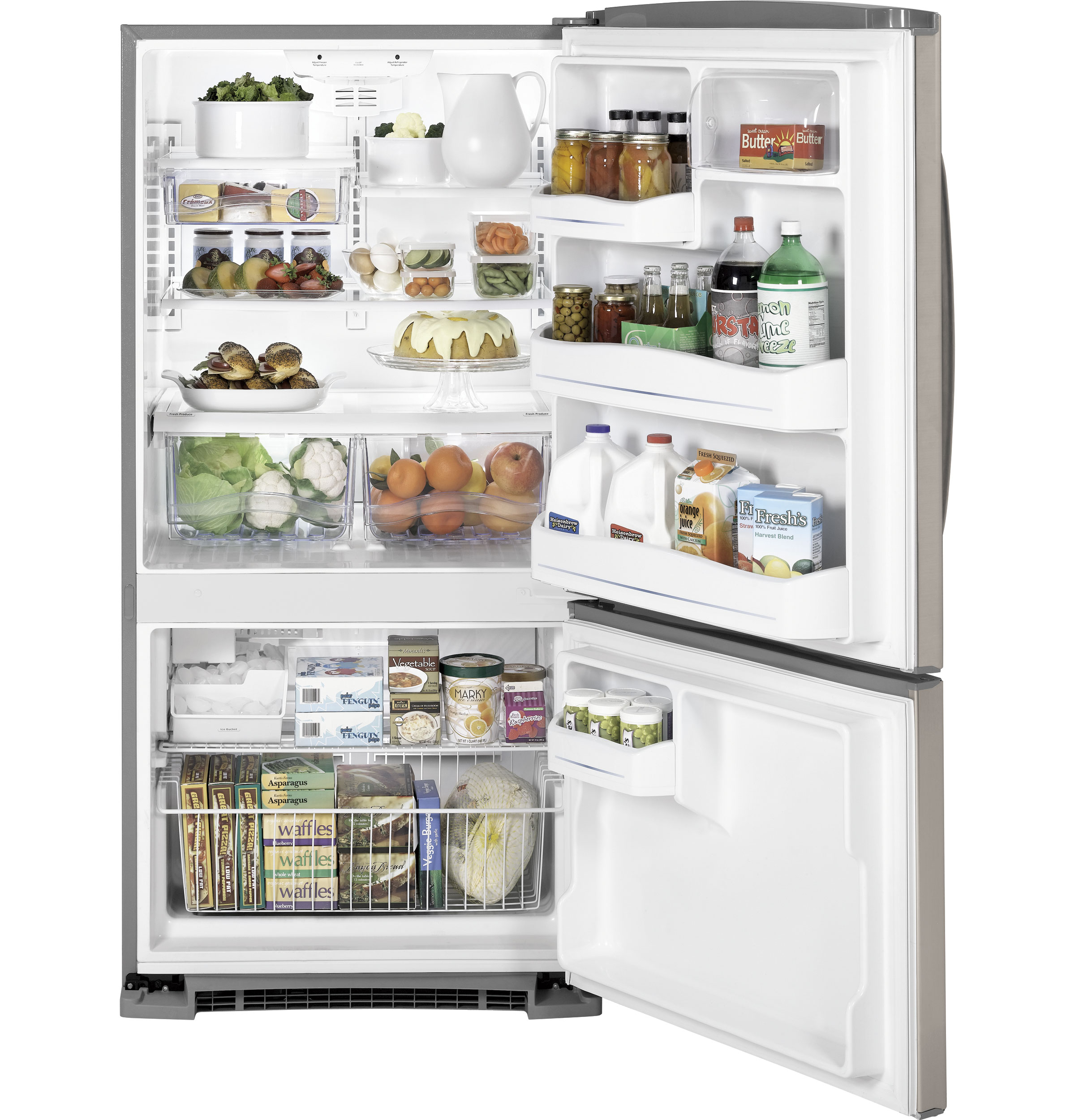 20.3 Cu. Ft. Bottom Freezer Refrigerator GBSL0HCXRLS