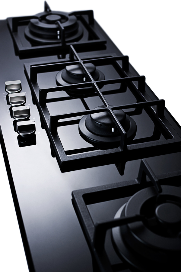 44" Wide 4-Burner Gas Cooktop GC443BGL