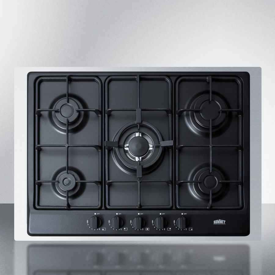 30" Wide 5-Burner Gas Cooktop GC5272BTK30