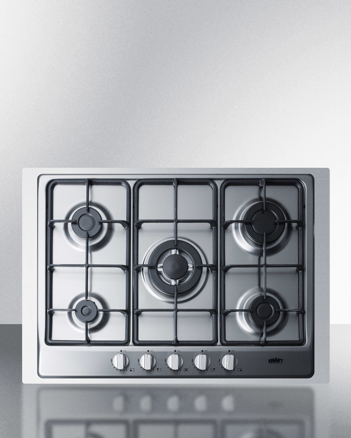 30" Wide 5-Burner Gas Cooktop GC527SSTK30
