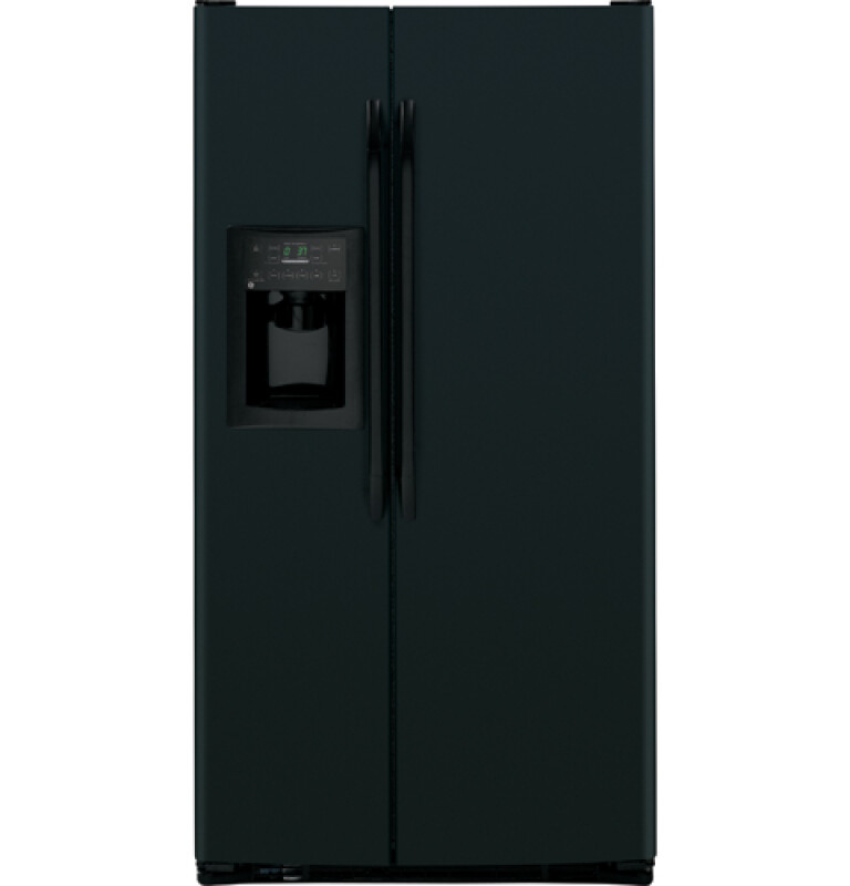 Counter-depth 22.7 Cu. Ft. Side-By-Side Refrigerator with Dispenser GCF23KGWBB