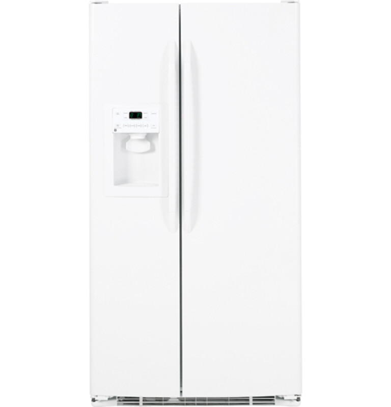 Counter-depth 22.7 Cu. Ft. Side-By-Side Refrigerator with Dispenser GCF23KGWWW