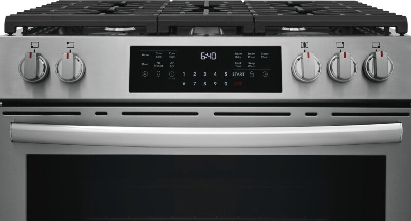 30" Gas Range with No Preheat + Air Fry GCFG3059BF