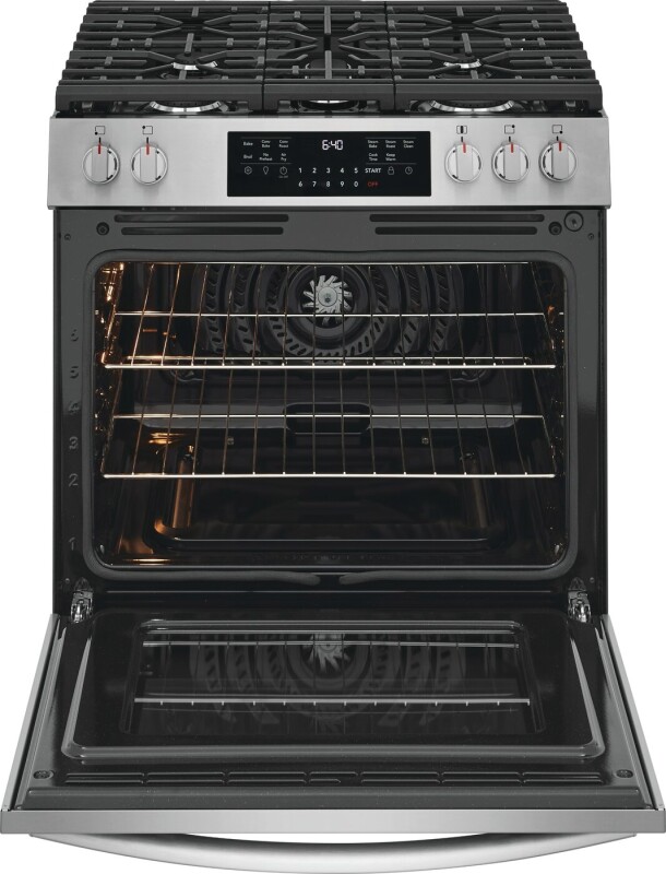 30" Gas Range with No Preheat + Air Fry GCFG3059BF