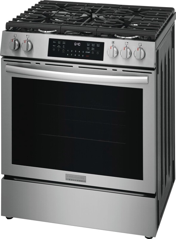 30" Gas Range with No Preheat + Air Fry GCFG3059BF