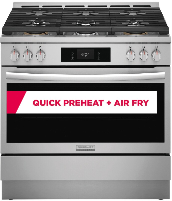 36" Gas Range with Air Fry GCFG3661AF