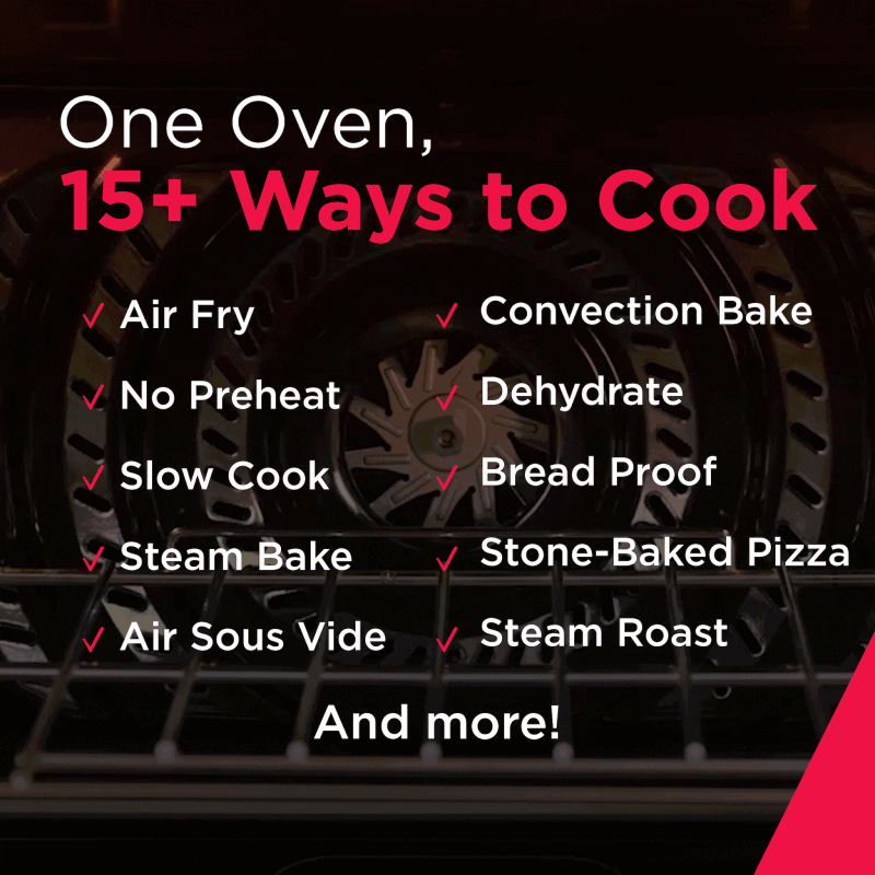 30" Front Control Induction Range with Stone-Baked Pizza GCFI3070BF