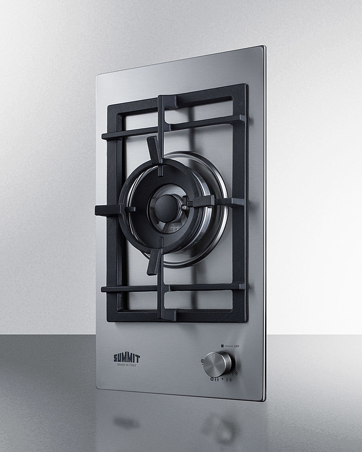 12" Wide 1-Burner Gas Cooktop In Stainless Steel GCJ1SS