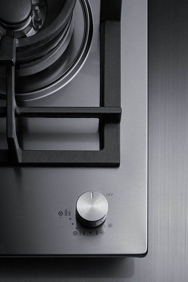 12" Wide 1-Burner Gas Cooktop In Stainless Steel GCJ1SS