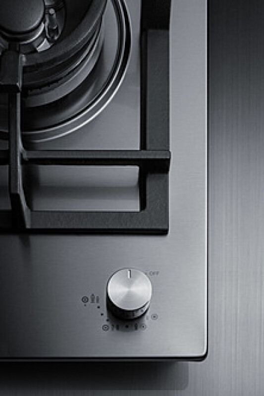 12" Wide 1-Burner Gas Cooktop In Stainless Steel GCJ1SS