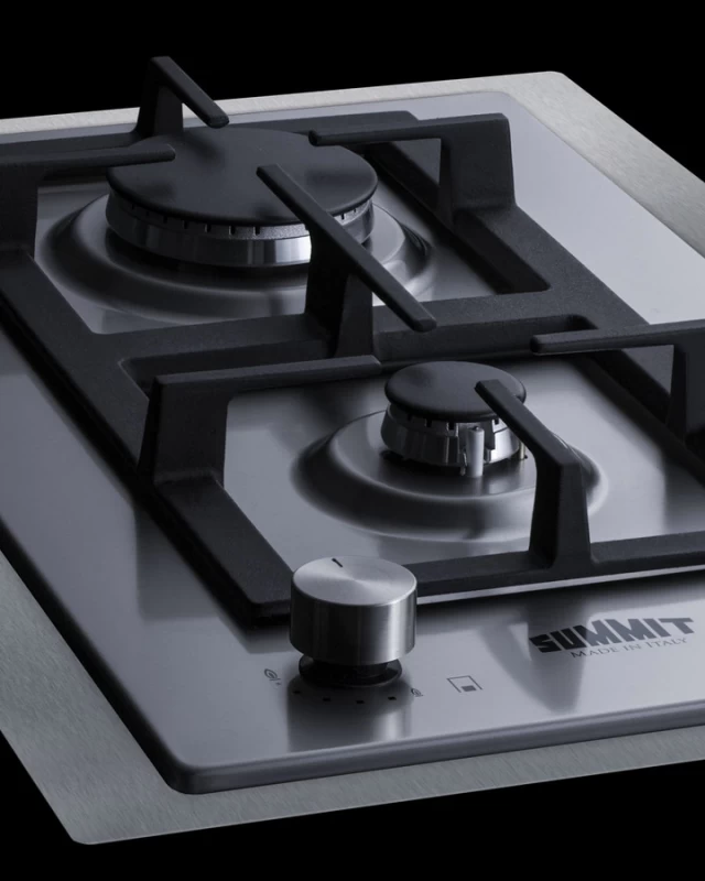 15" Wide 2-Burner Gas Cooktop GCJ2SSTK15