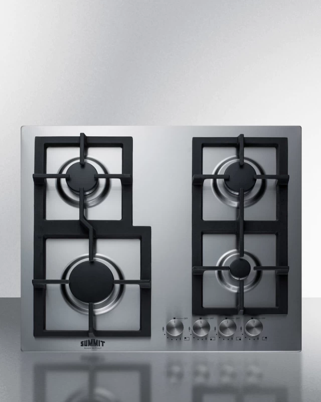 24" Wide 4-Burner Propane Gas Cooktop In Stainless Steel GCJ4SSLP