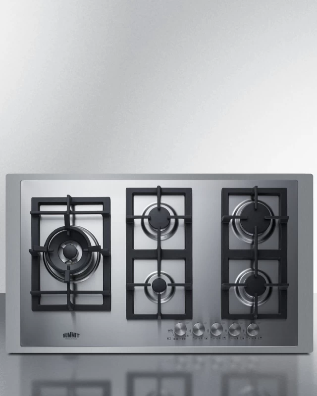 34" Wide 5-Burner Gas Cooktop In Stainless Steel GCJ536SSTK