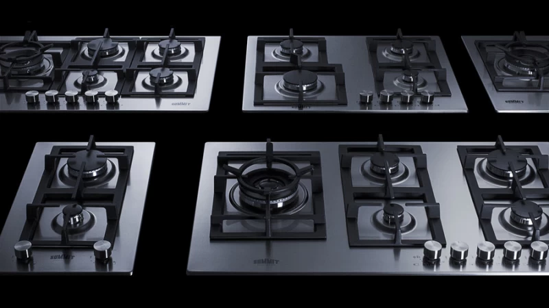 34" Wide 5-Burner Gas Cooktop In Stainless Steel GCJ536SSTK