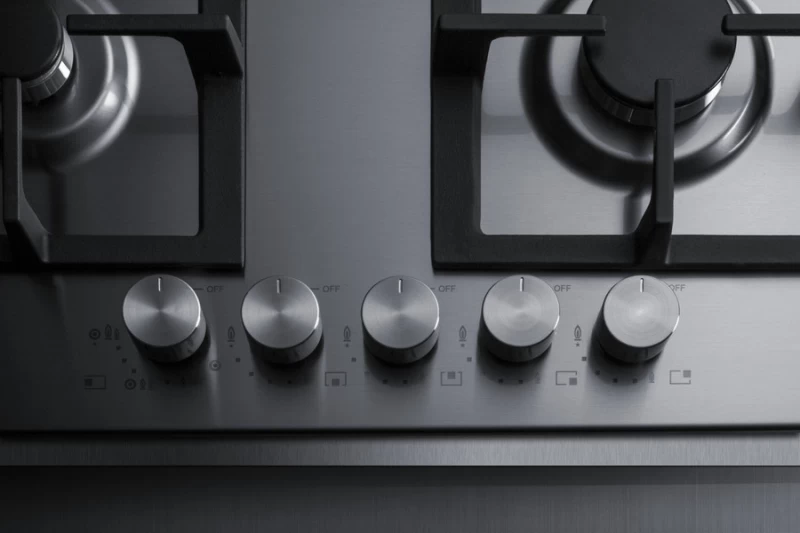 34" Wide 5-Burner Gas Cooktop In Stainless Steel GCJ536SSTK