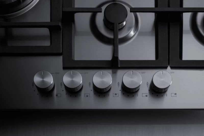 30" Wide 5-Burner Propane Gas Cooktop GCJ5SSLP
