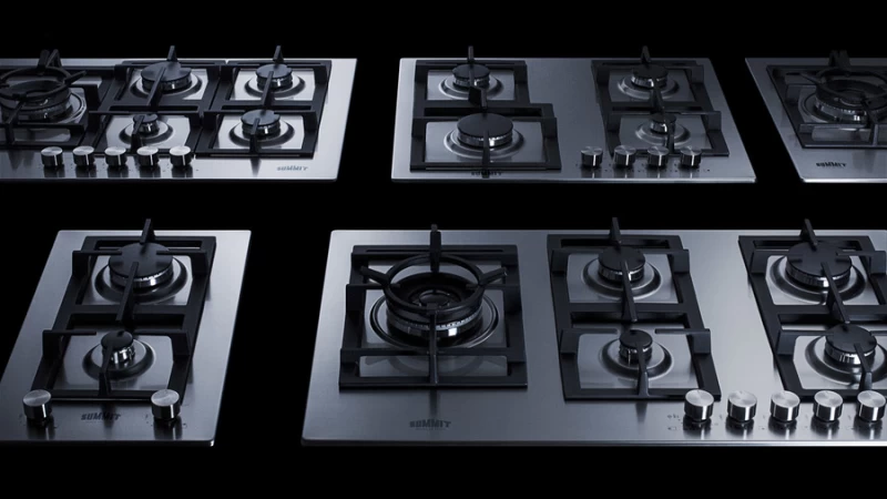 30" Wide 5-Burner Propane Gas Cooktop GCJ5SSLP
