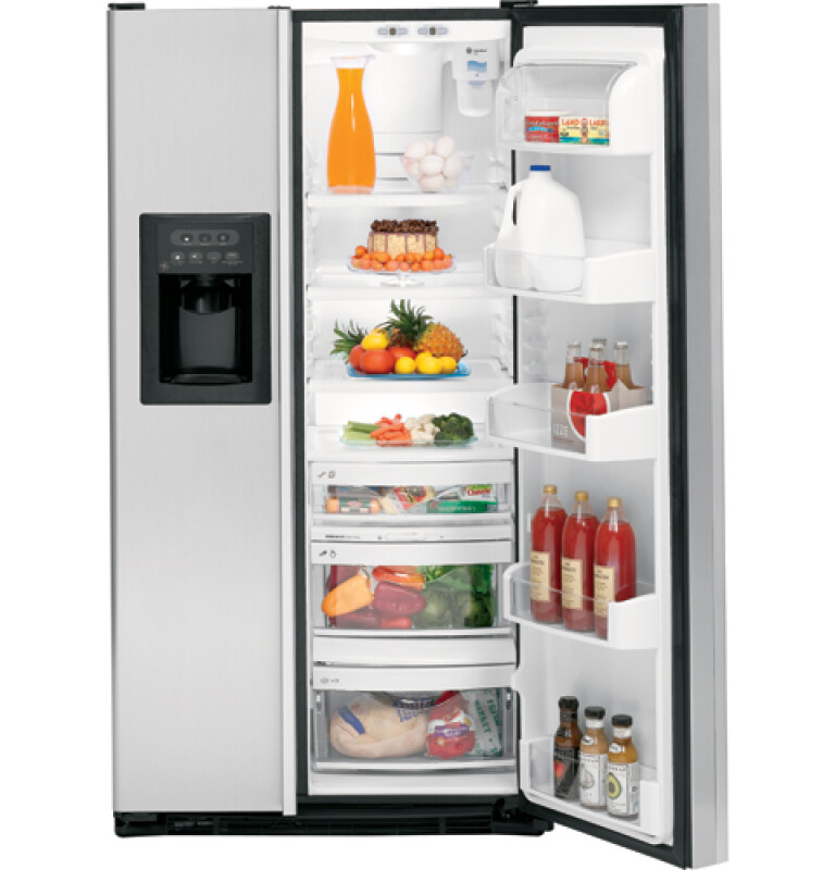 CustomStyle 22.1 Cu. Ft. Side-By-Side Refrigerator with Dispenser GCL22KGRSV