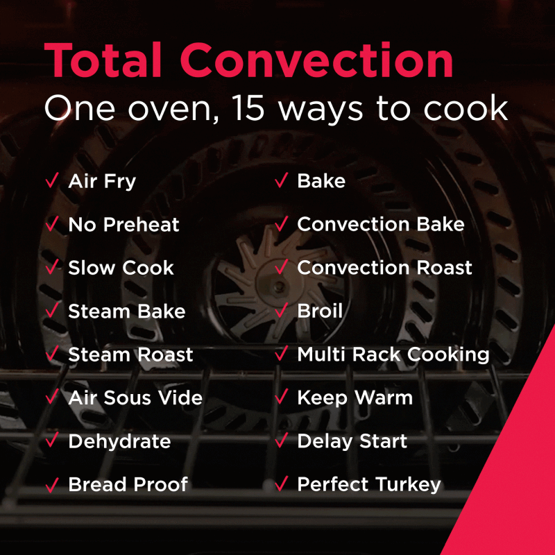 30" Electric Range with No Preheat + Air Fry GCRE3060BD