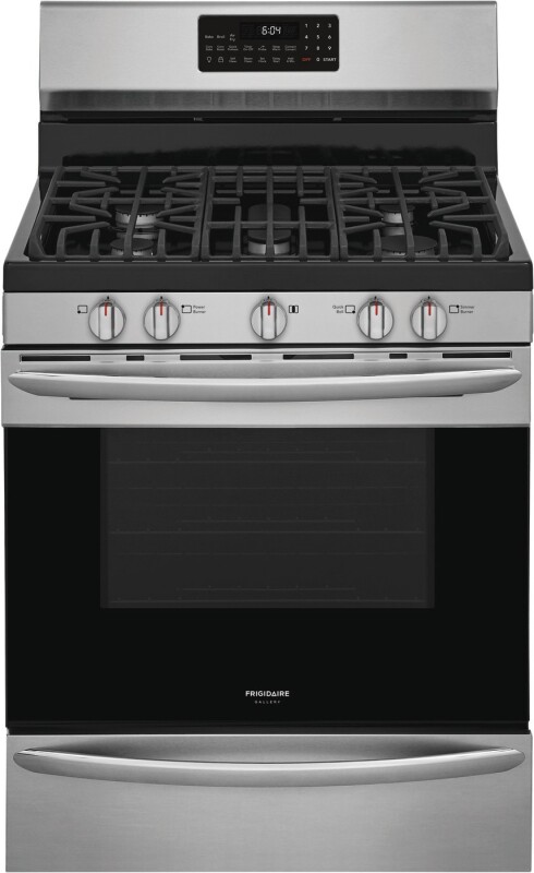 Frigidaire Gallery 30" Gas Range with Air Fry Stainless Steel GCRG3060AF Picture 1