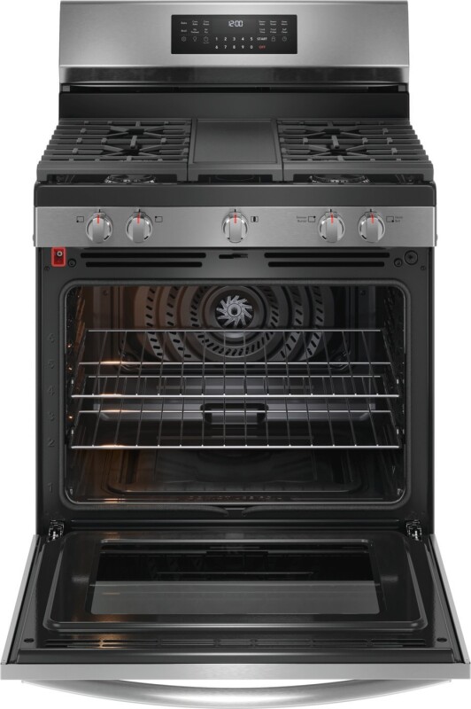 30" Gas Range with No Preheat + Air Fry GCRG3060BD
