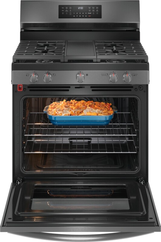 30" Gas Range with No Preheat + Air Fry GCRG3060BF