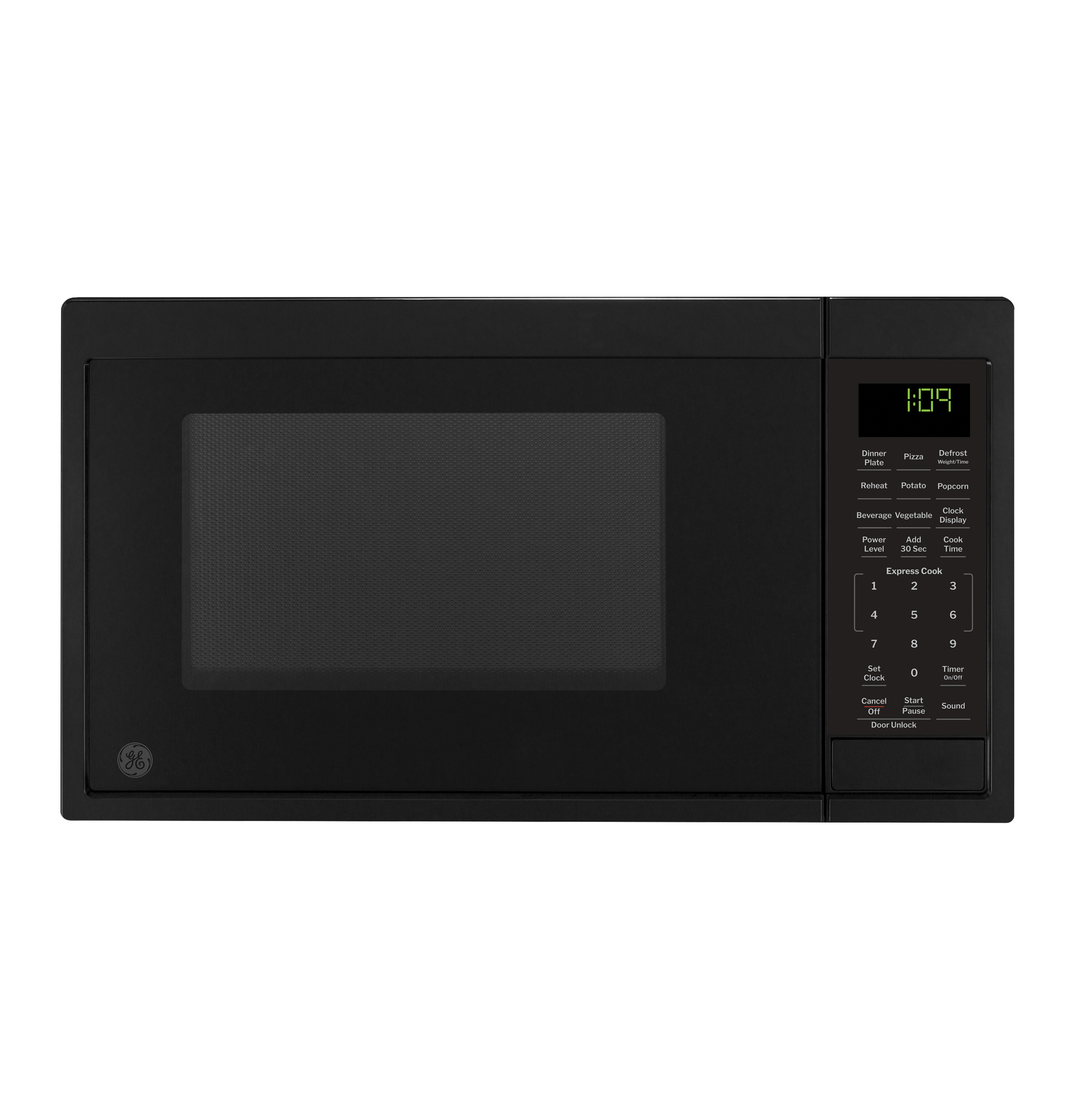 GE 0.9 Cu. Ft. Capacity Countertop Microwave Oven Black GCST09N1WBB Picture 1