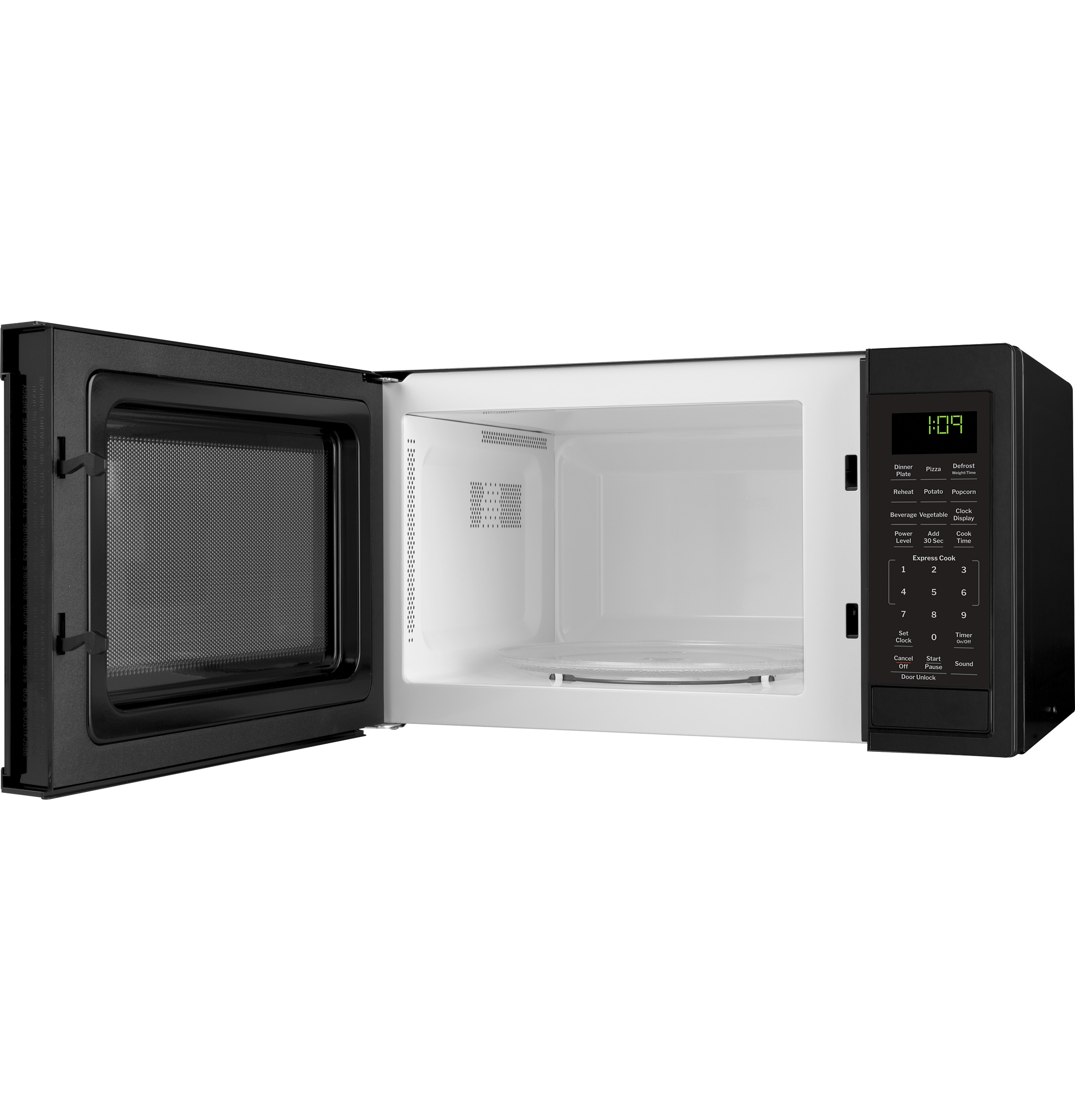 0.9 Cu. Ft. Capacity Countertop Microwave Oven GCST09N1WBB