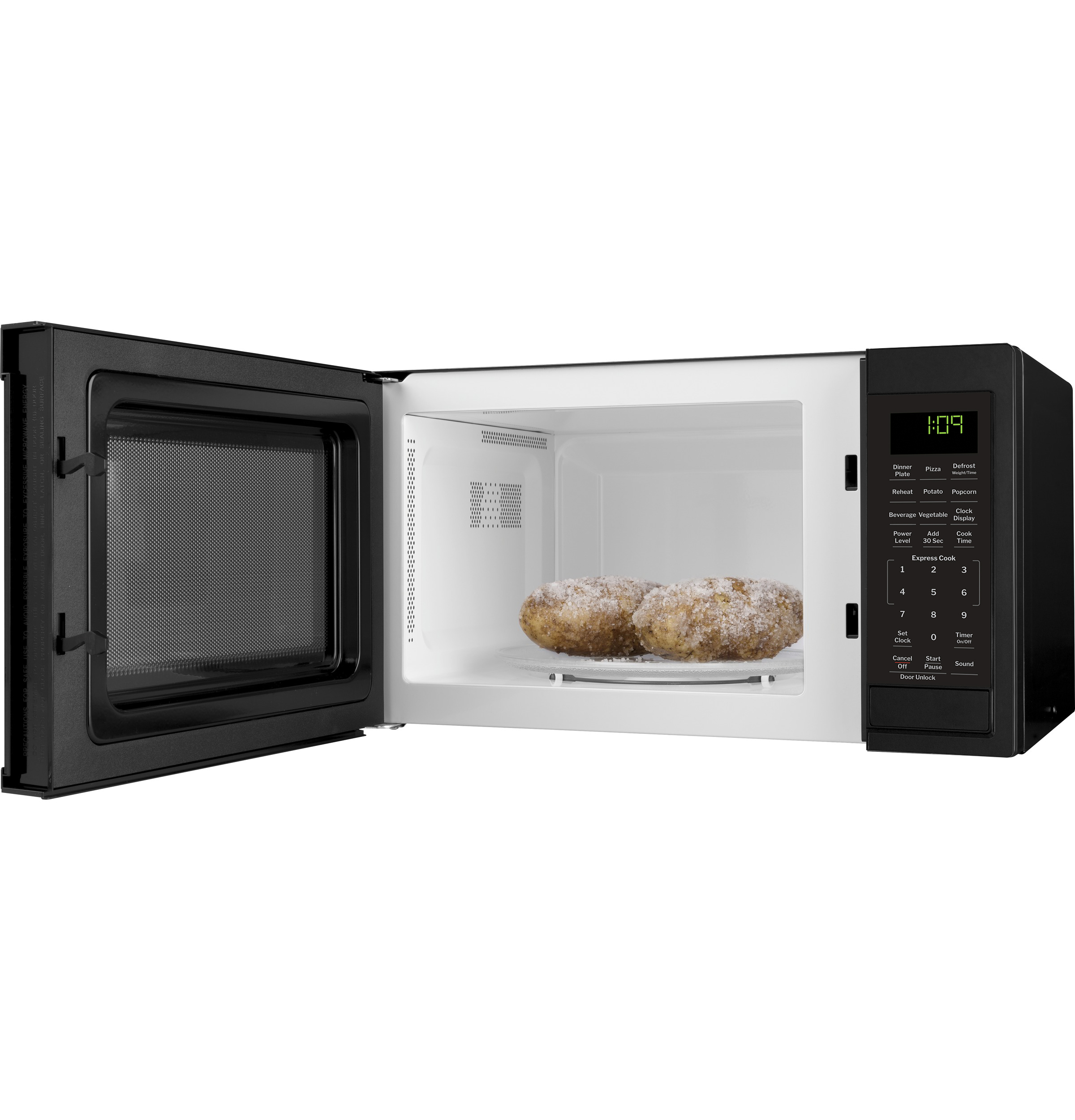 0.9 Cu. Ft. Capacity Countertop Microwave Oven GCST09N1WBB