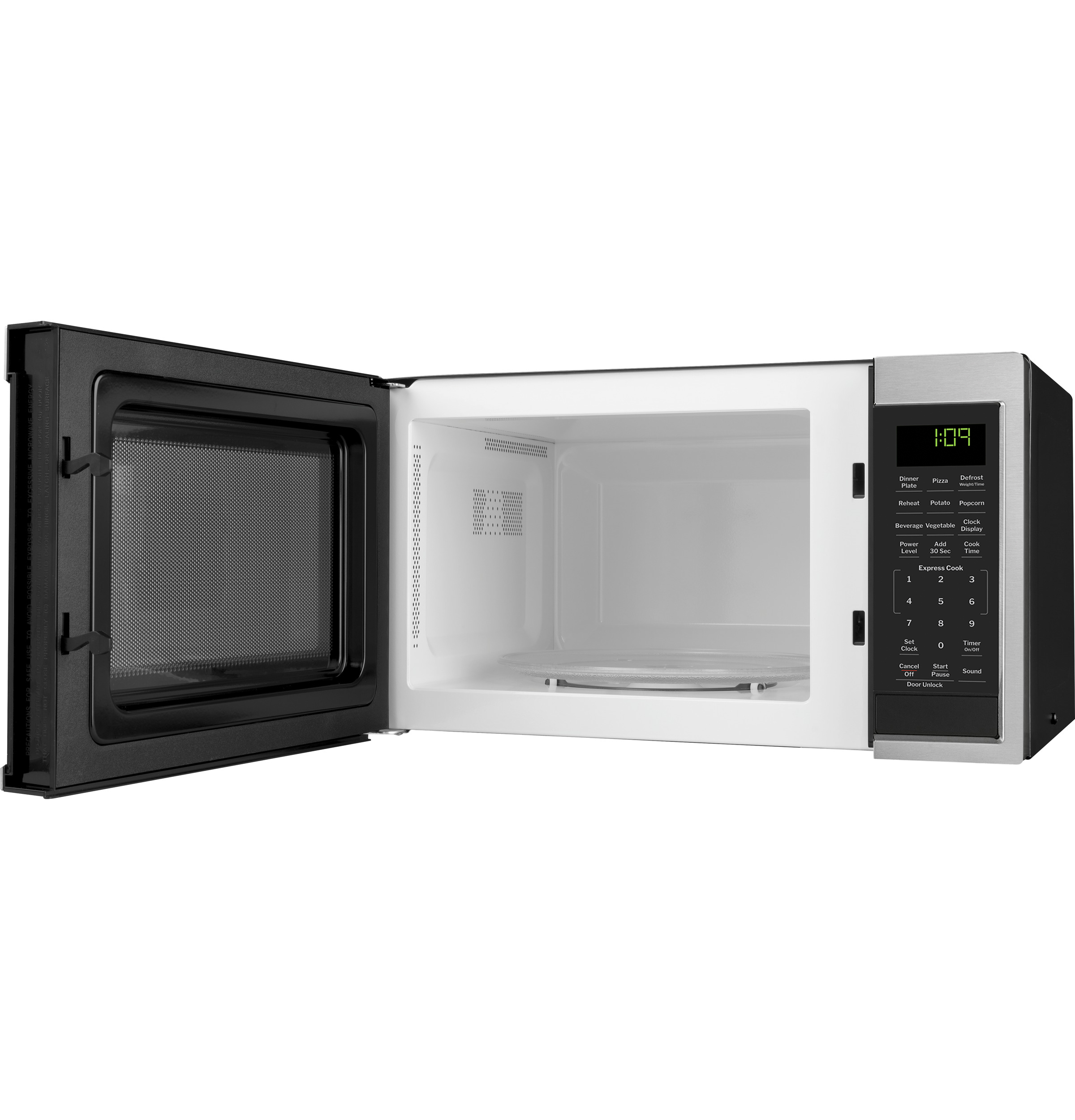 0.9 Cu. Ft. Capacity Countertop Microwave Oven GCST09N1WSS