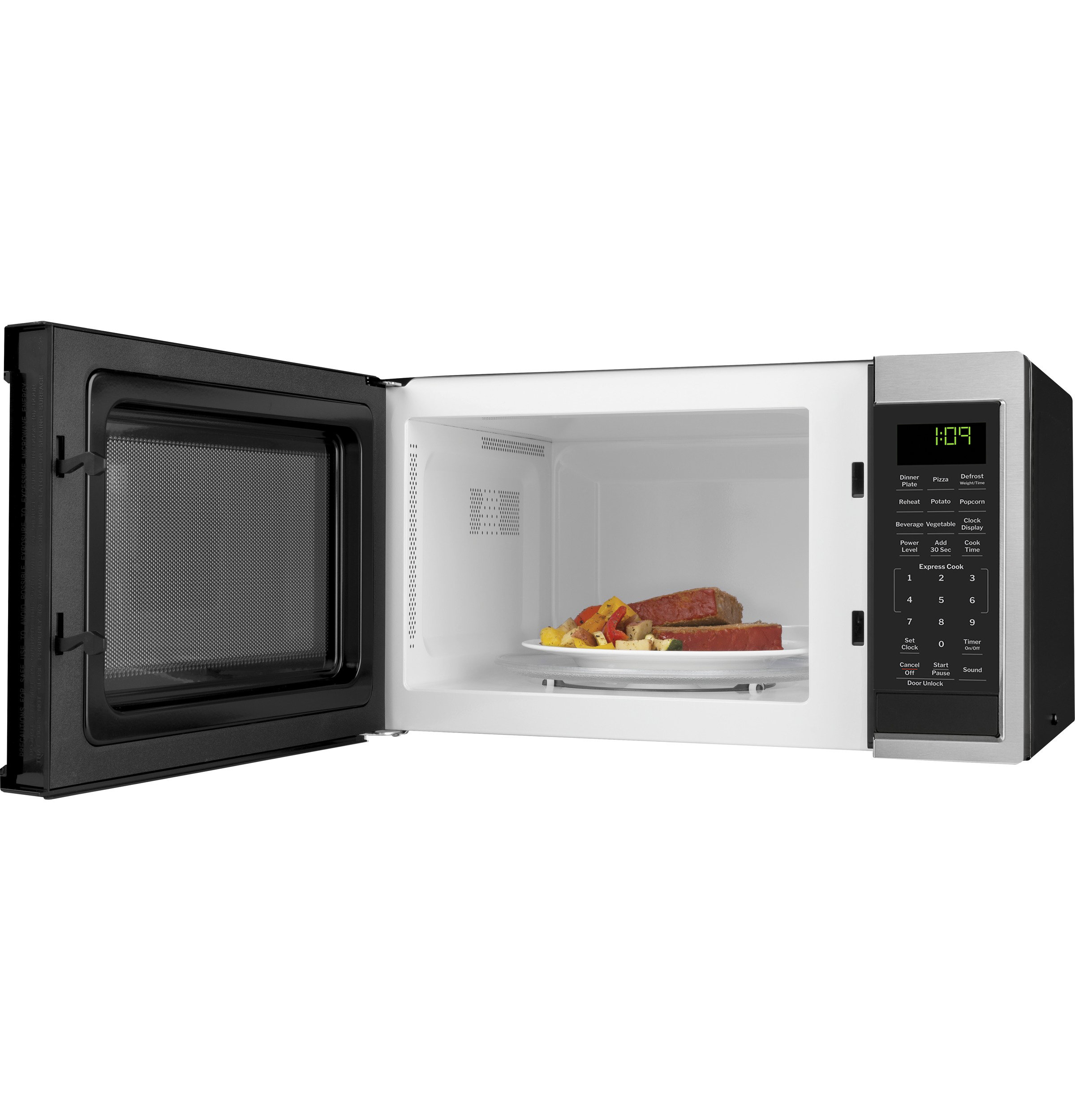 0.9 Cu. Ft. Capacity Countertop Microwave Oven GCST09N1WSS