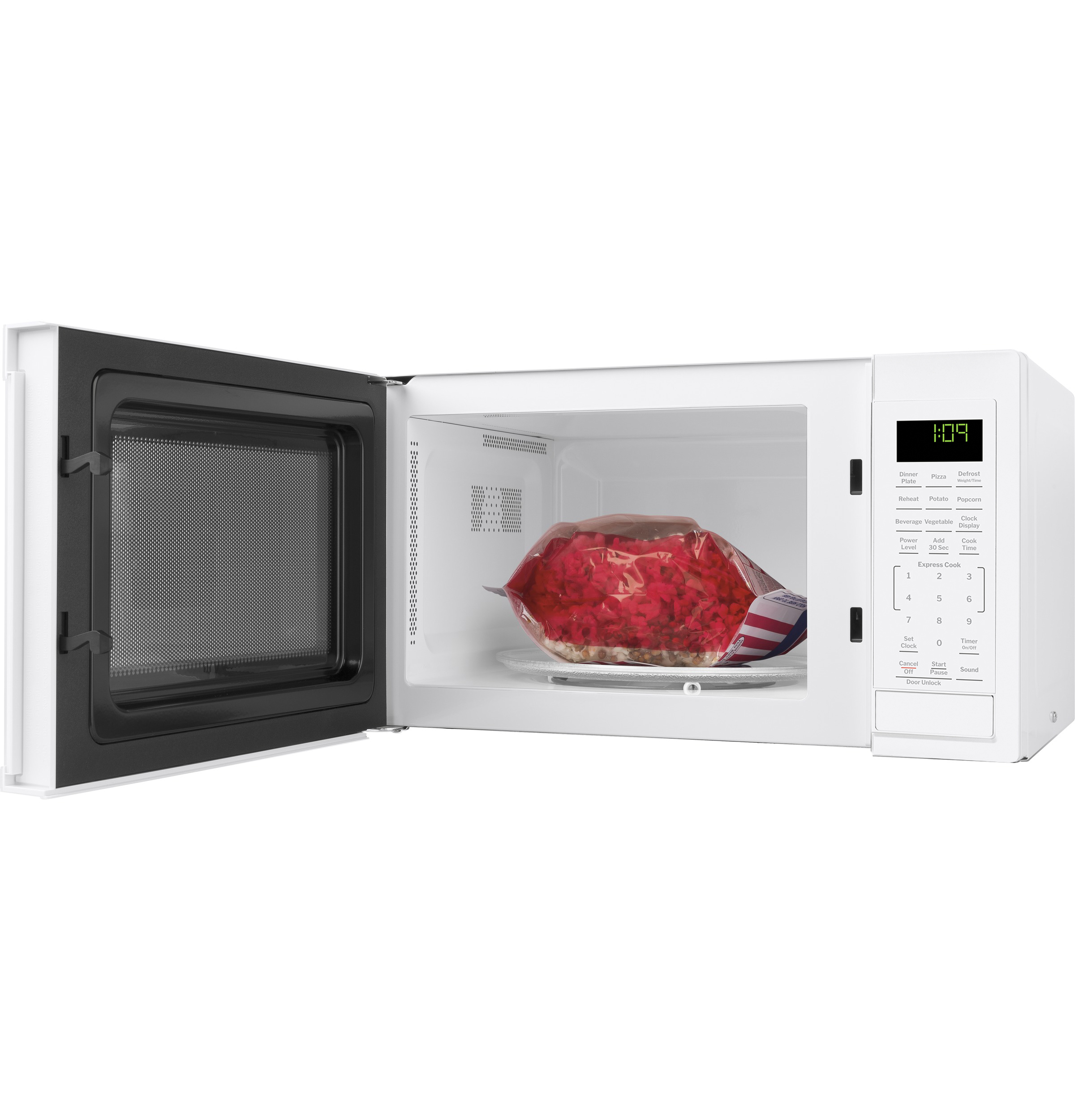 0.9 Cu. Ft. Capacity Countertop Microwave Oven GCST09N1WWW