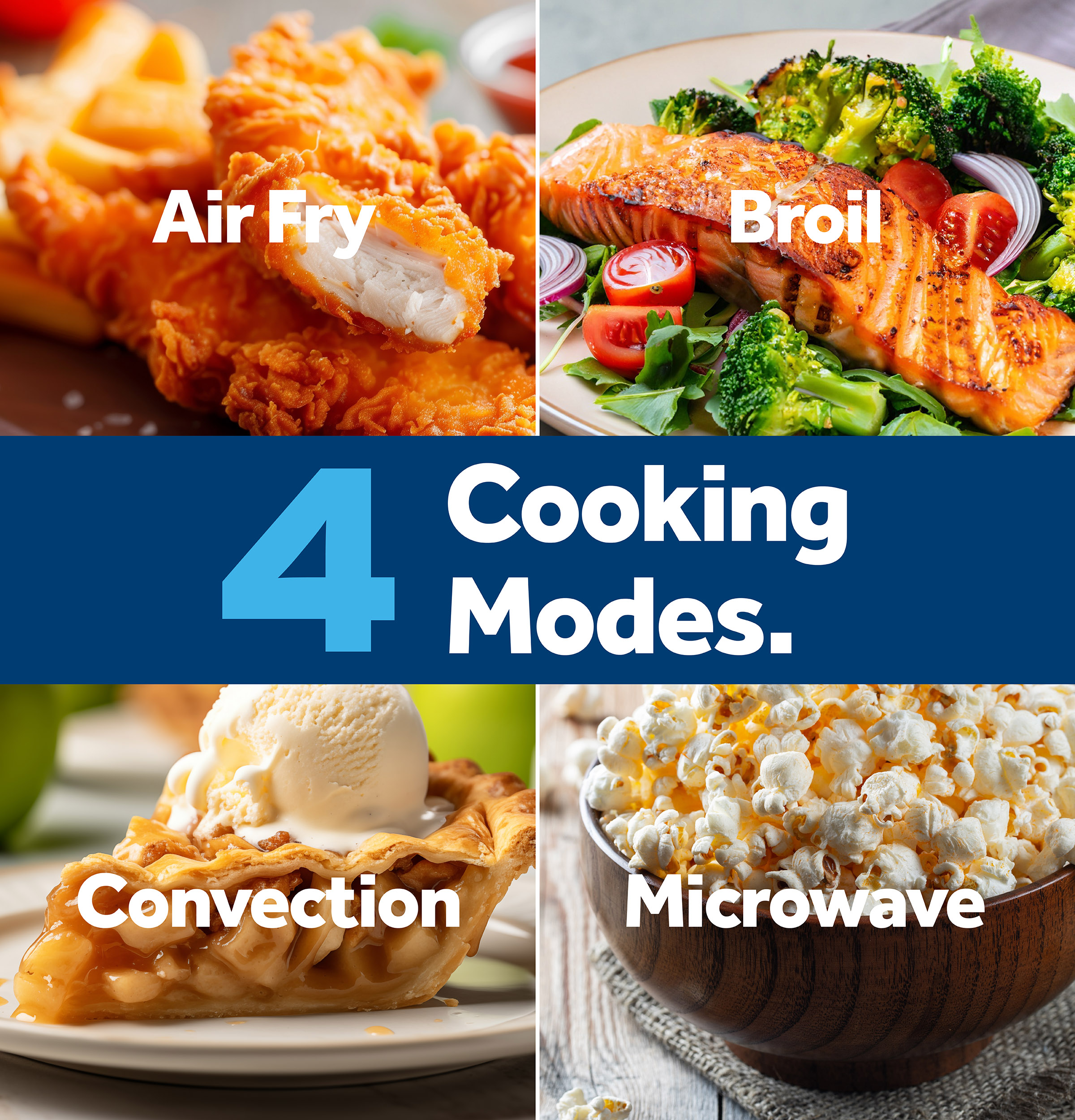 1.0 Cu. Ft. Capacity Countertop Convection Microwave Oven with Air Fry GCST10A1WSS