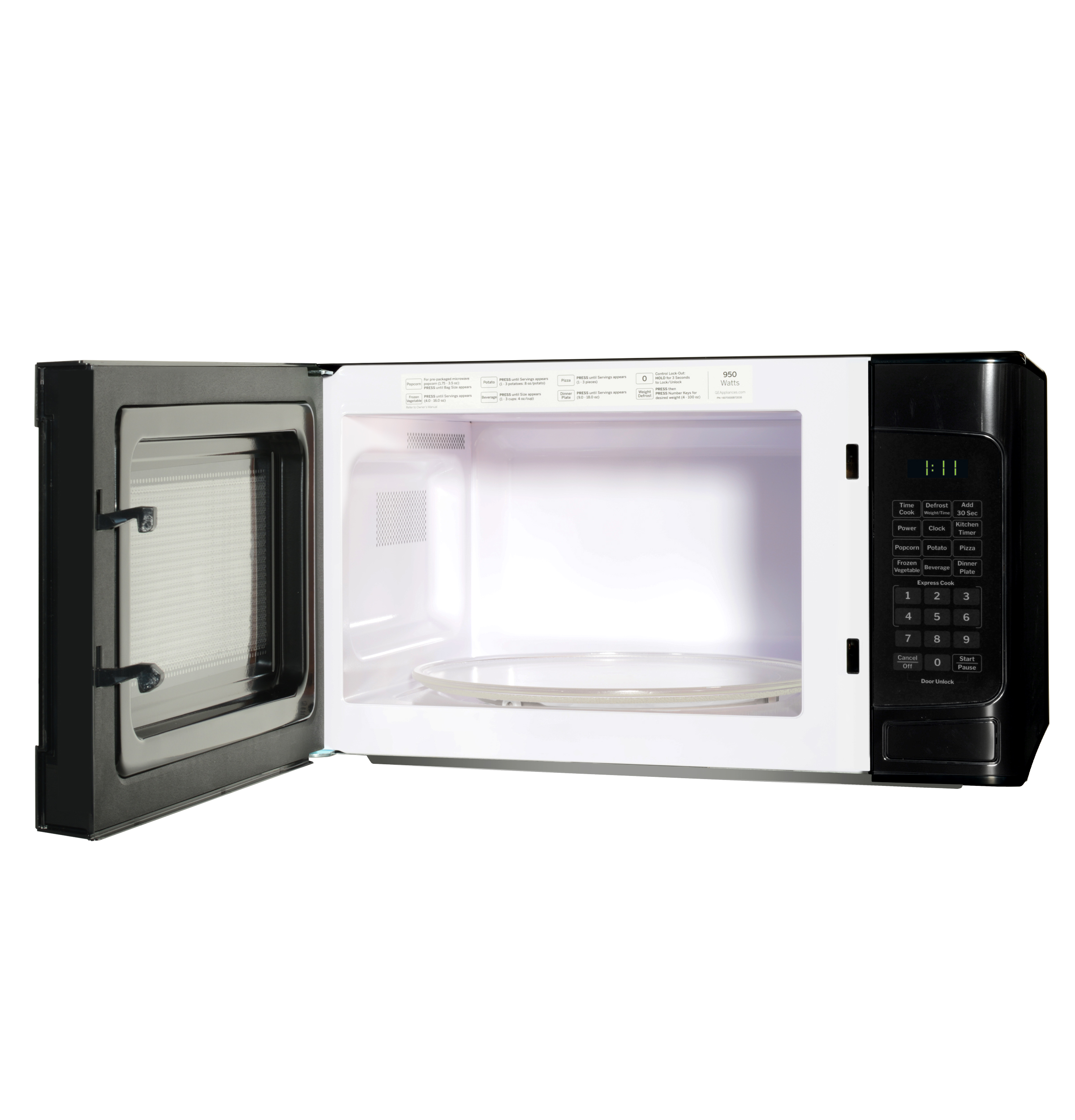 1.1 Cu. Ft. Capacity Countertop Microwave Oven GCST11N1WBB