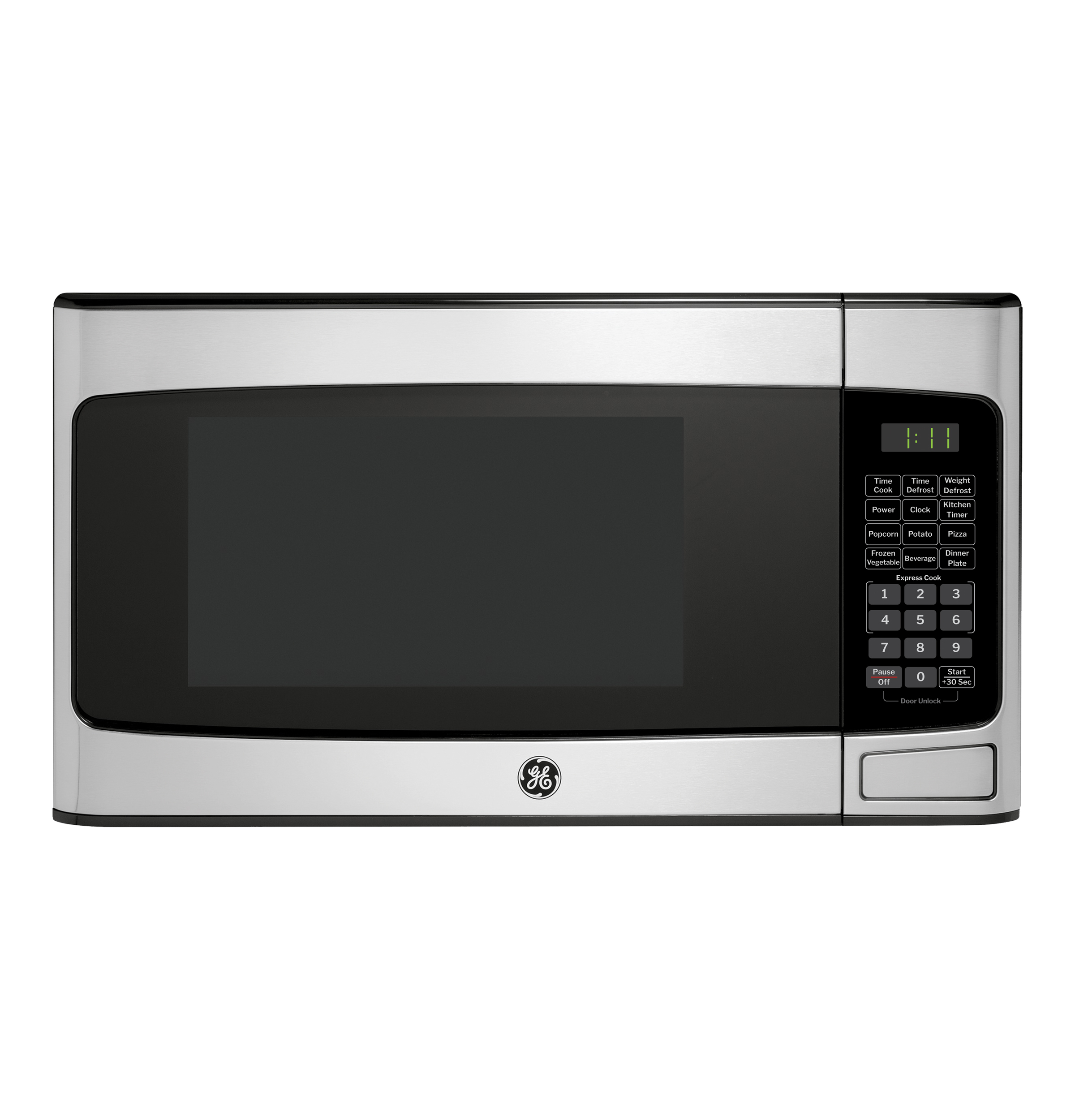 GE 1.1 Cu. Ft. Capacity Countertop Microwave Oven Stainless Steel GCST11N1WSS Picture 1