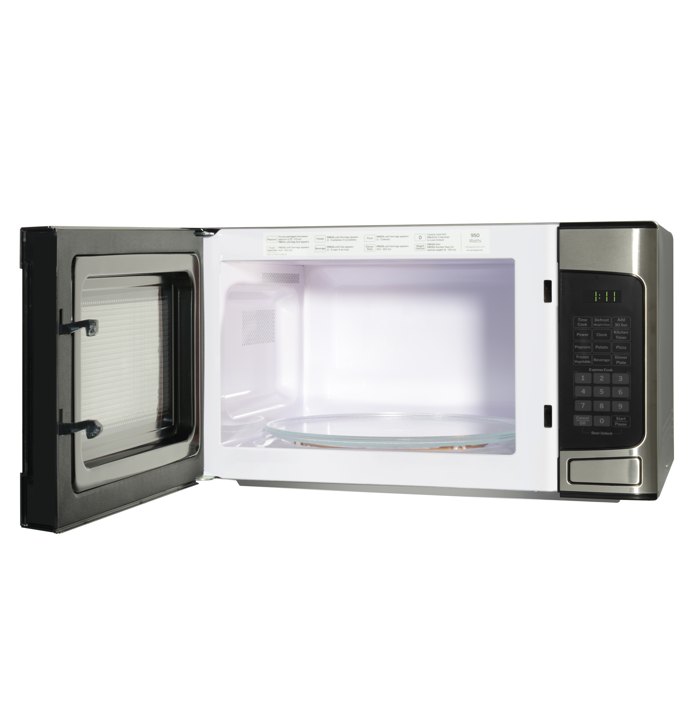 1.1 Cu. Ft. Capacity Countertop Microwave Oven GCST11N1WSS