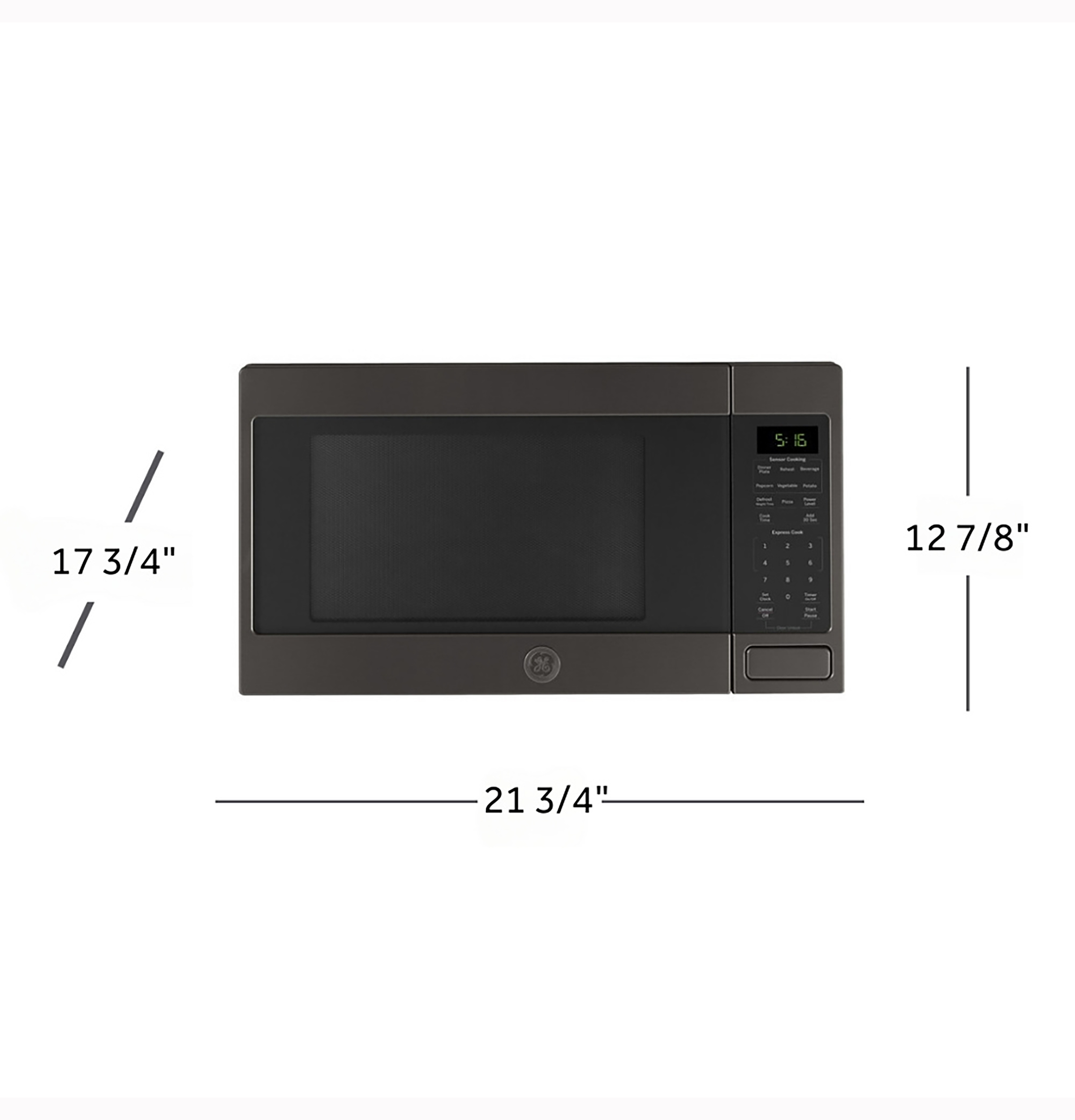 1.6 Cu. Ft. Countertop Microwave Oven GCST16S1WTS