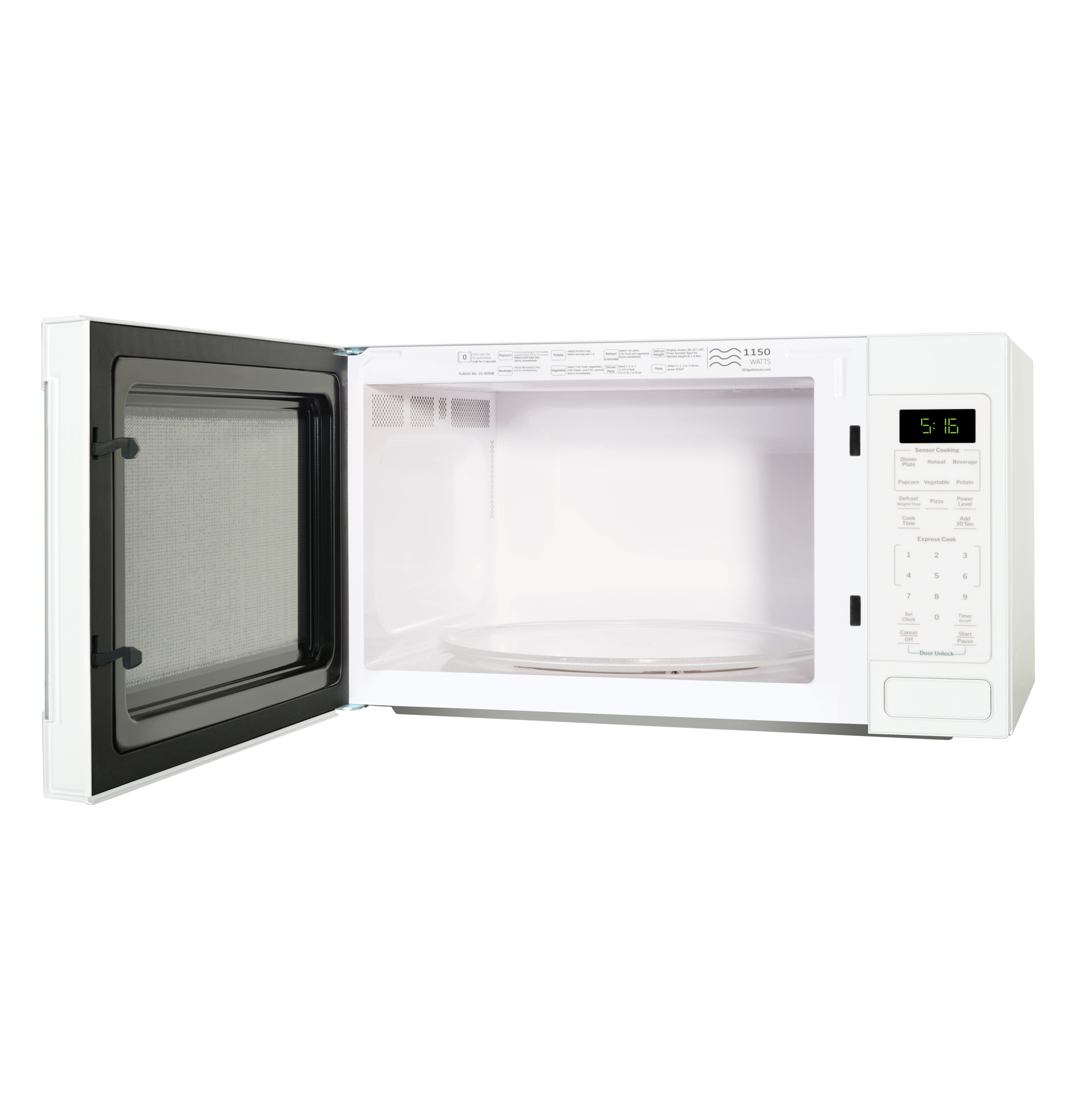 1.6 Cu. Ft. Countertop Microwave Oven GCST16S1WWW