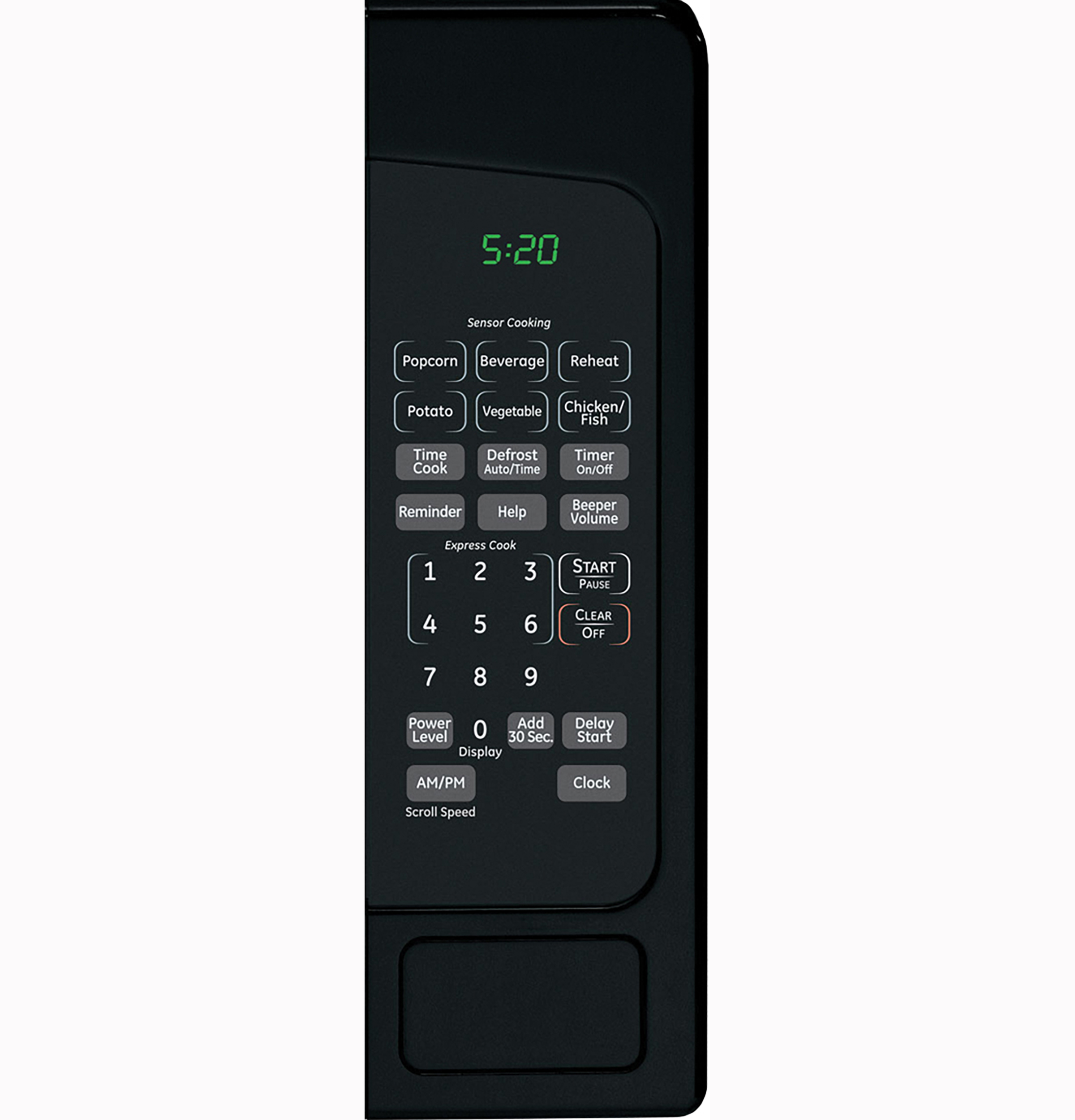 2.0 Cu. Ft. Capacity Countertop Microwave Oven GCST20S1WBB