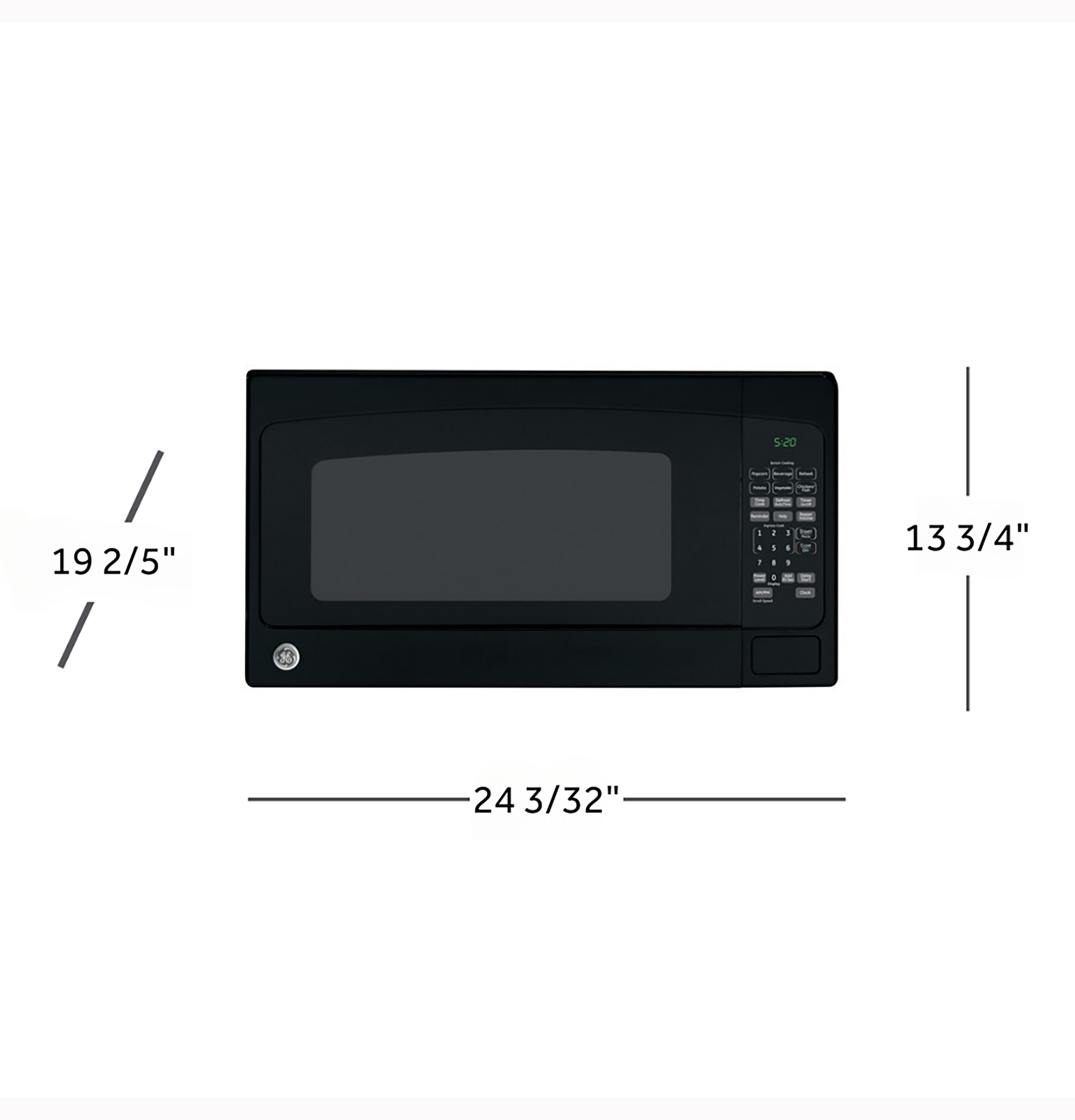 2.0 Cu. Ft. Capacity Countertop Microwave Oven GCST20S1WBB