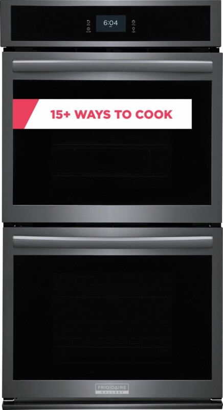 Electrolux 27" Double Electric Wall Oven with Total Convection Black Stainless Steel GCWD2767AD Picture 1