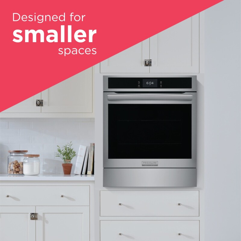 24" Single Electric Wall Oven with Air Fry GCWS2438AW