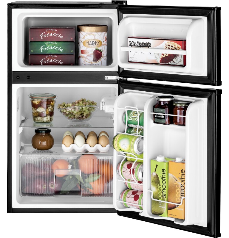 Double-Door Compact Refrigerator GDE03GGHBB