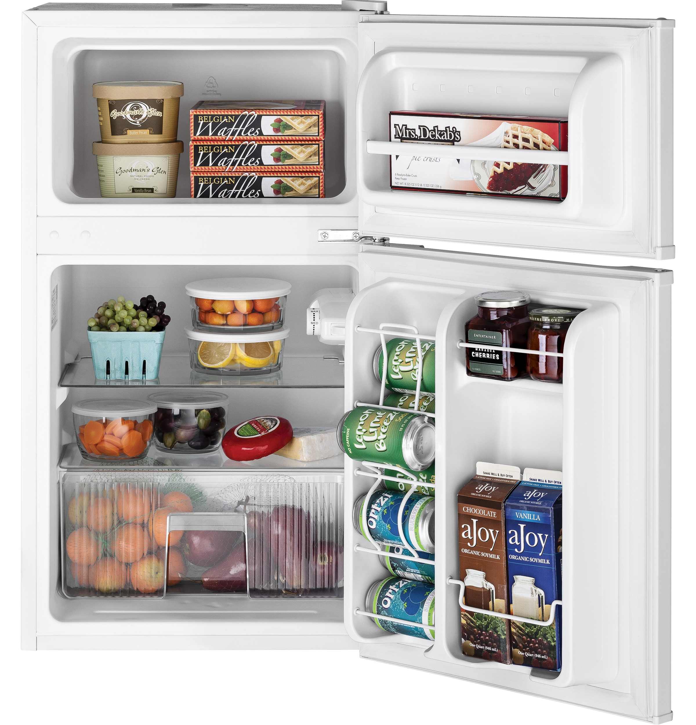Double-Door Compact Refrigerator GDE03GGKWW