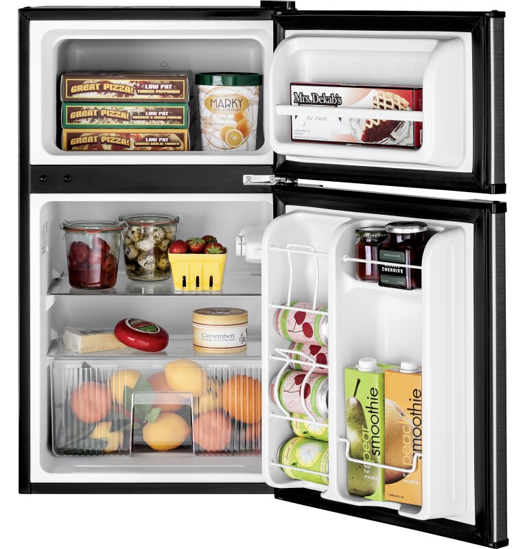 Double-Door Compact Refrigerator GDE03GLHLB