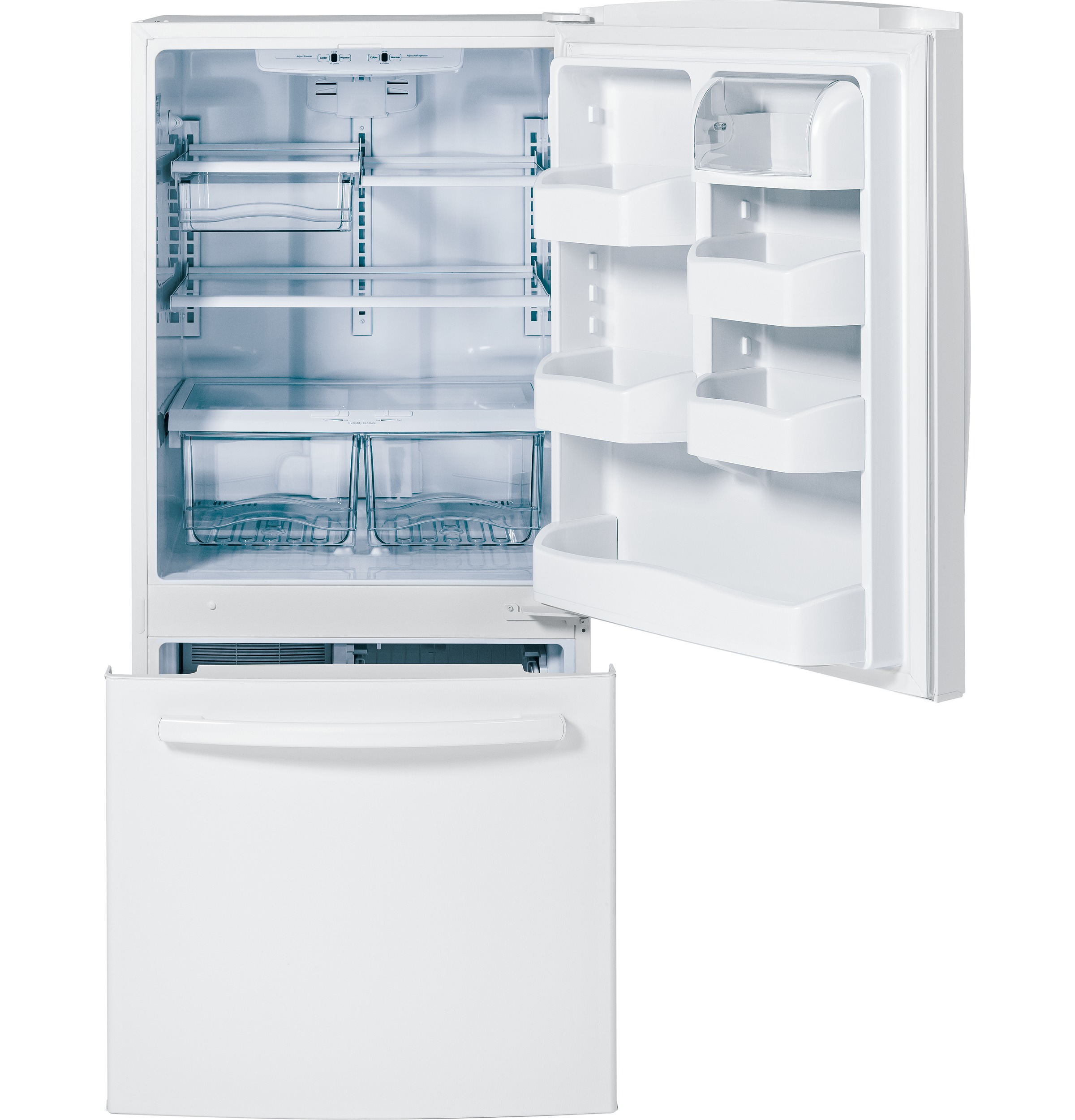 20.2 Cu. Ft. Bottom-Freezer Refrigerator GDE20ETEWW