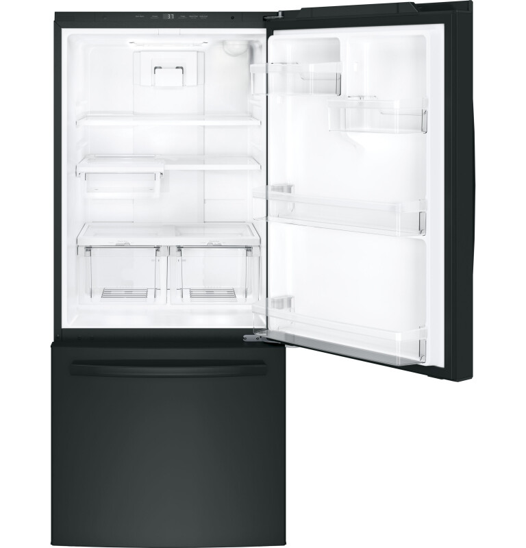 21.0 Cu. Ft. Bottom-Freezer Refrigerator GDE21EGKBB