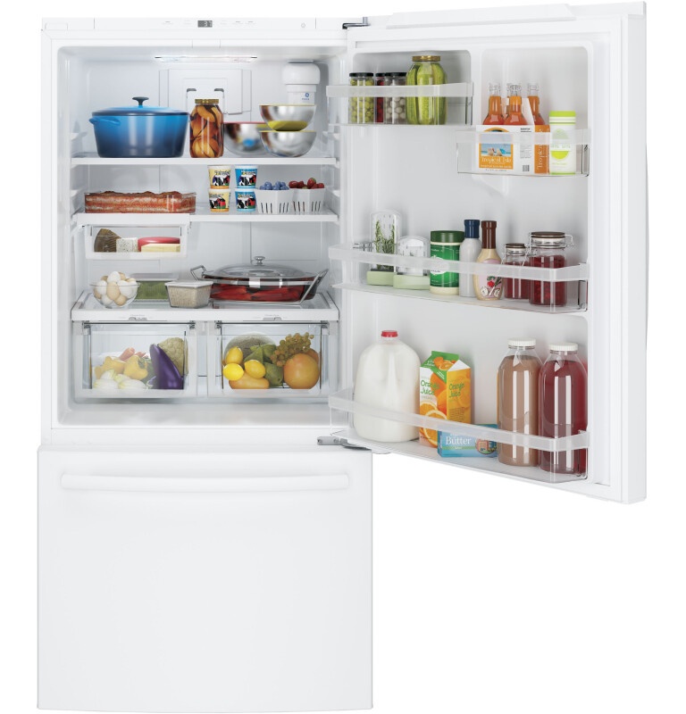 24.9 Cu. Ft. Bottom-Freezer Drawer Refrigerator GDE25EGKWW